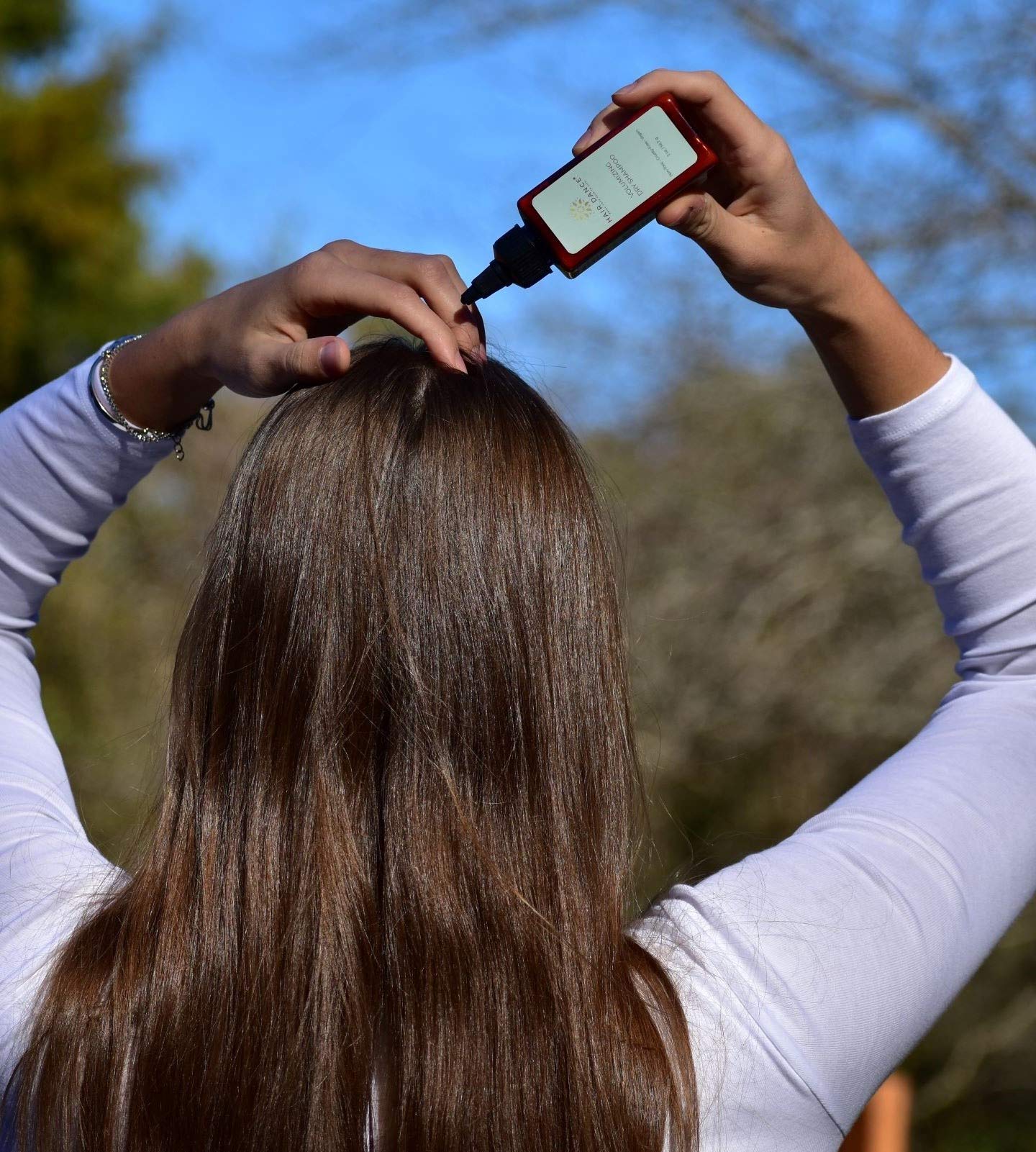 Hair Dance lavender for dark hair provides color-safe refresh.