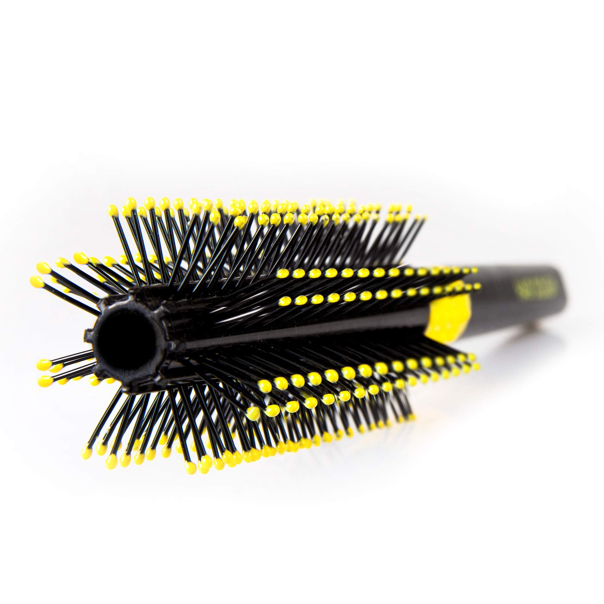 Hair Dough Quiff Roller Round Brush Small bristles close-up eases blow-drying and shaping.