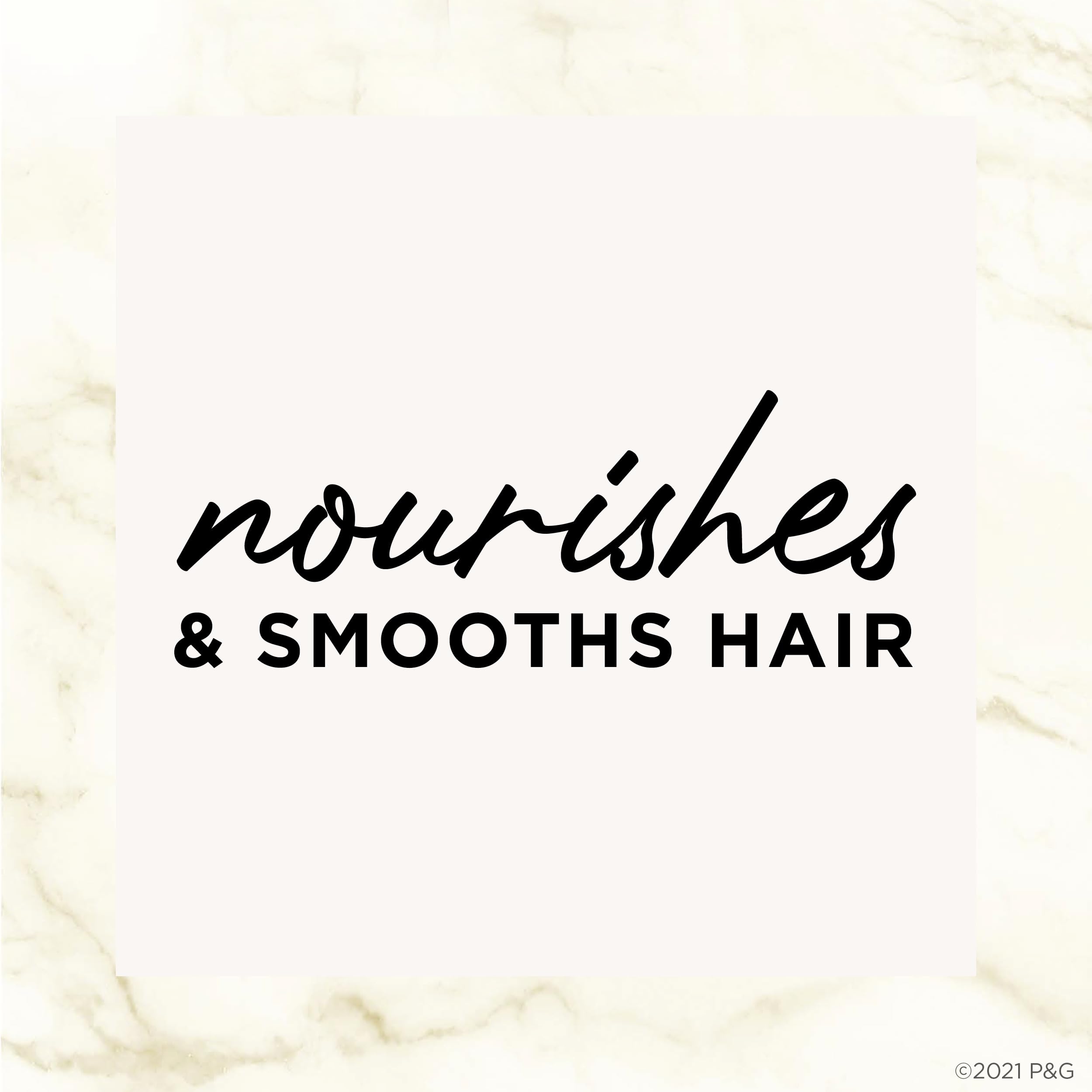 Hair Food Coconut Milk Chai Spice conditioner lather on hair illustration