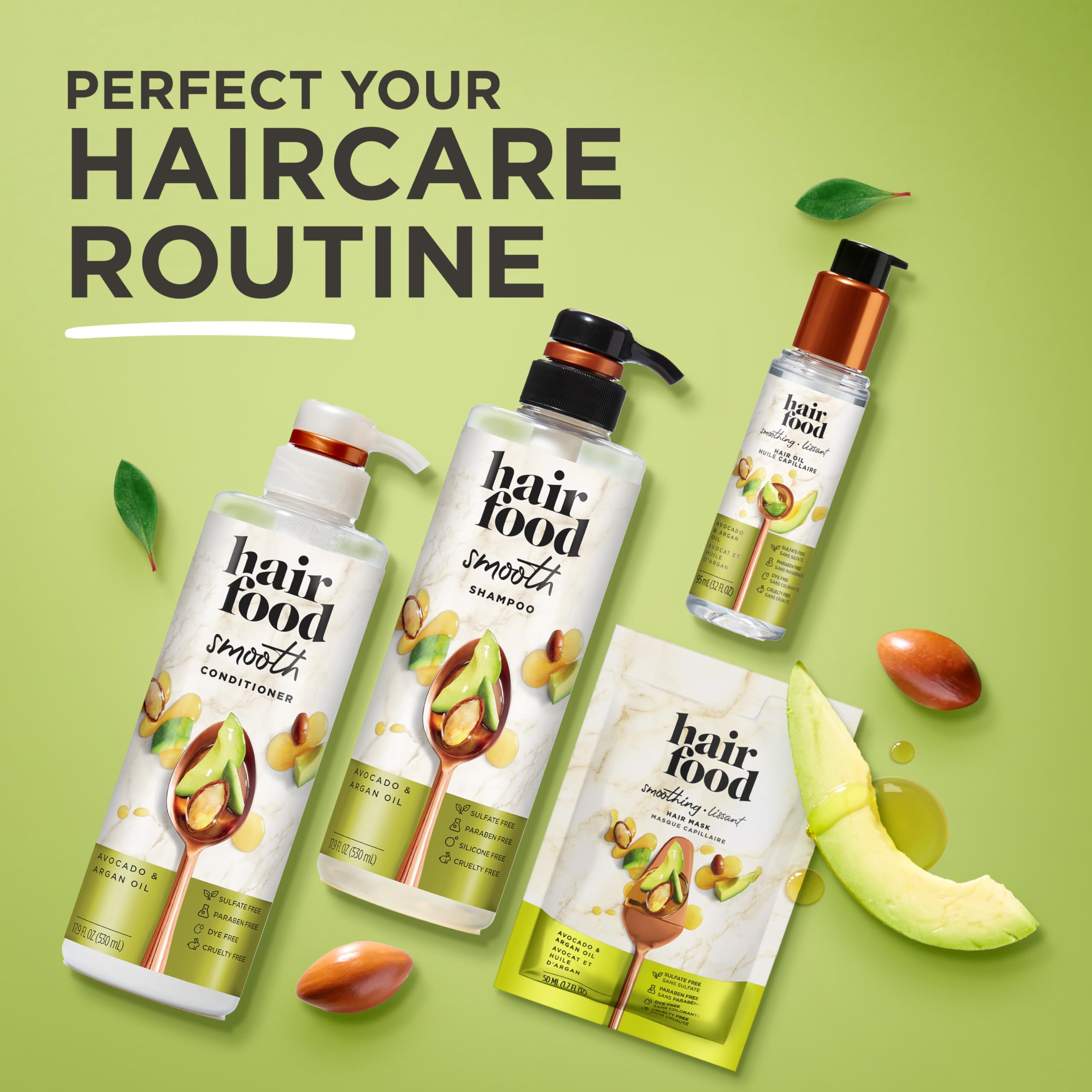 Hair Food avocado-argan-packaging signals travel-friendly bottle