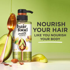 Hair Food Shampoo soft-hair-ends keeps strands smooth for a soft, grab-and-go style.