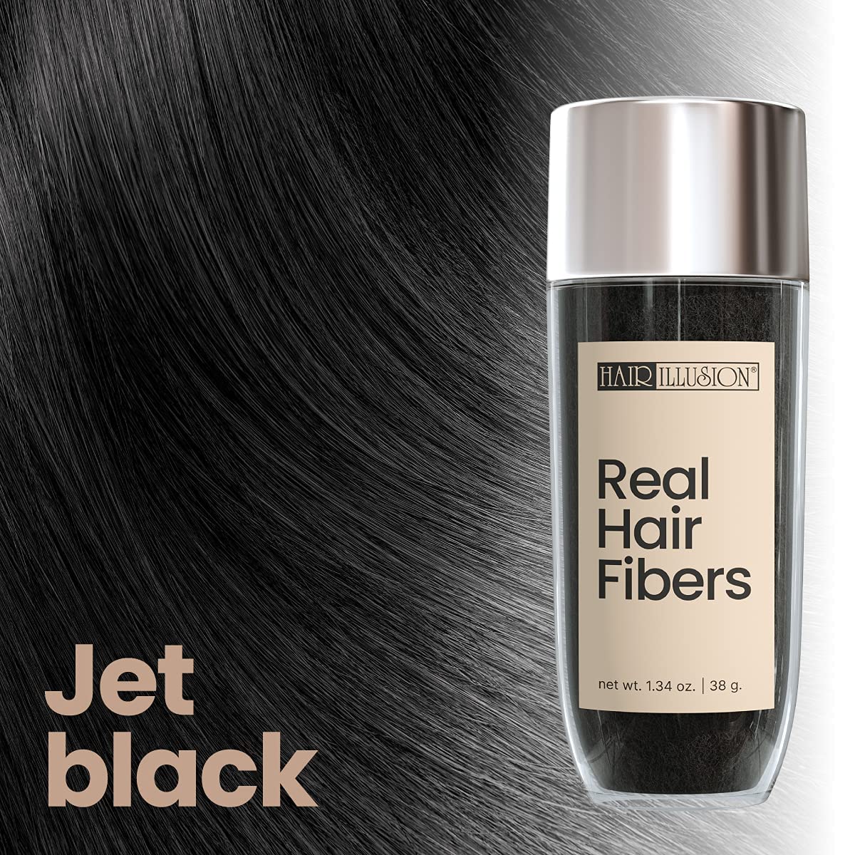 Hair Illusion electrostatic bonding delivers a natural, longer-lasting appearance.