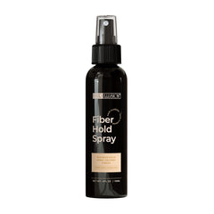 Hair Illusion Real Black Fibers 38g dispensing cap demonstration for easy application.
