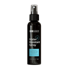 Hair Illusion water-resistant spray bottle shows rain-ready styling for outdoor looks.