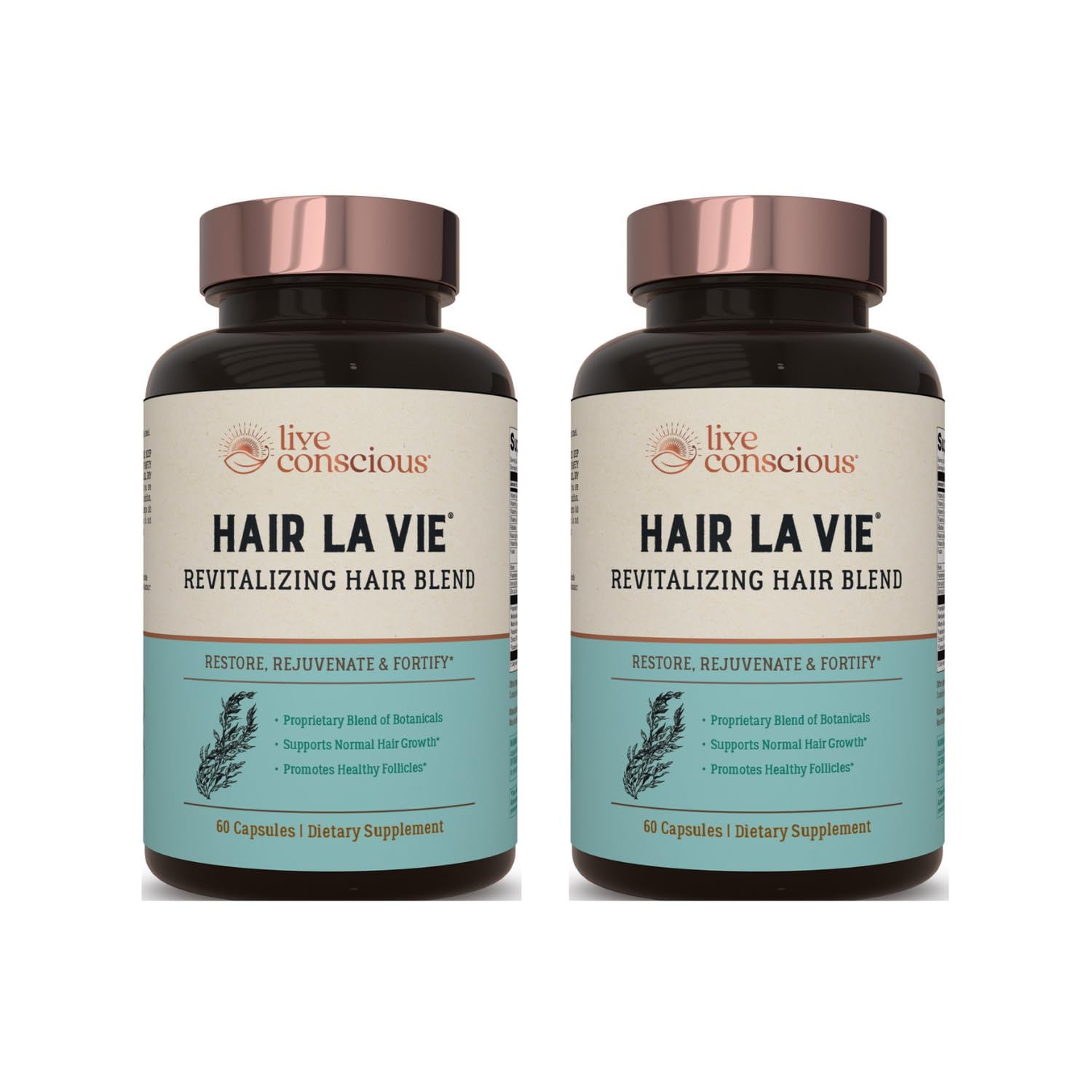Hair La Vie Live Conscious Revitalizing Bottle supports daily hair health