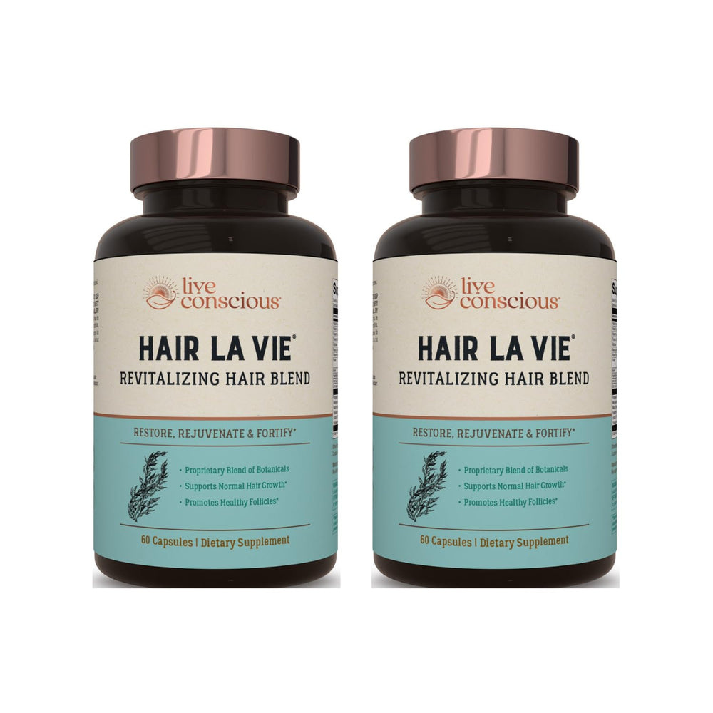 Hair La Vie Live Conscious Revitalizing Bottle supports daily hair health
