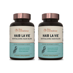 Hair La Vie Live Conscious Revitalizing Bottle supports daily hair health