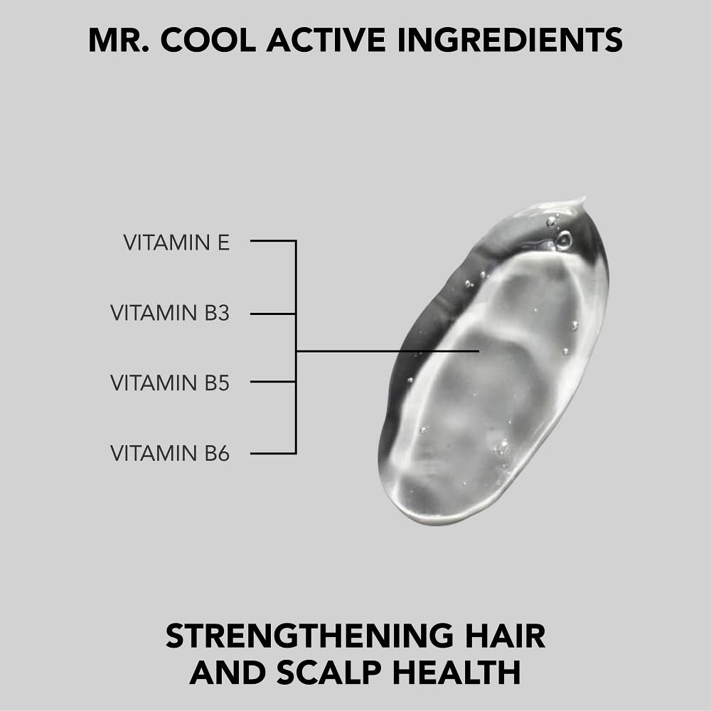 Hair Situation Mr. Cool Wet Look Gel texture closeup highlights anti-flake finish