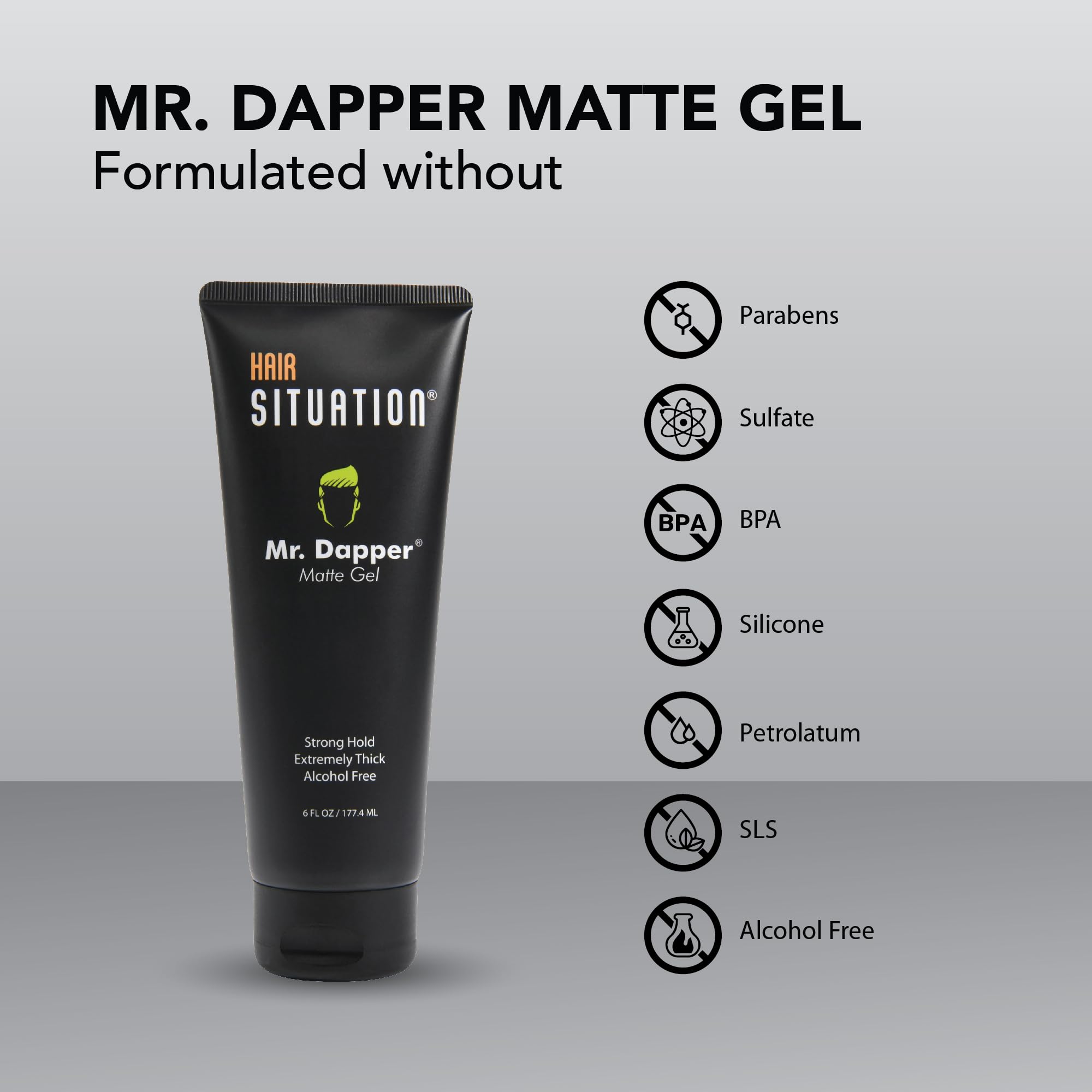 Hair Situation Mr. Dapper 6 oz packaging offers lasting value.