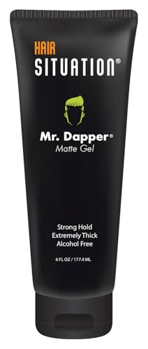 Hair Situation Mr. Dapper strong hold image demonstrating all-day definition and control.