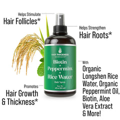 Hair Thickness Maximizer spray-on scalp demonstrates easy application for thinning areas