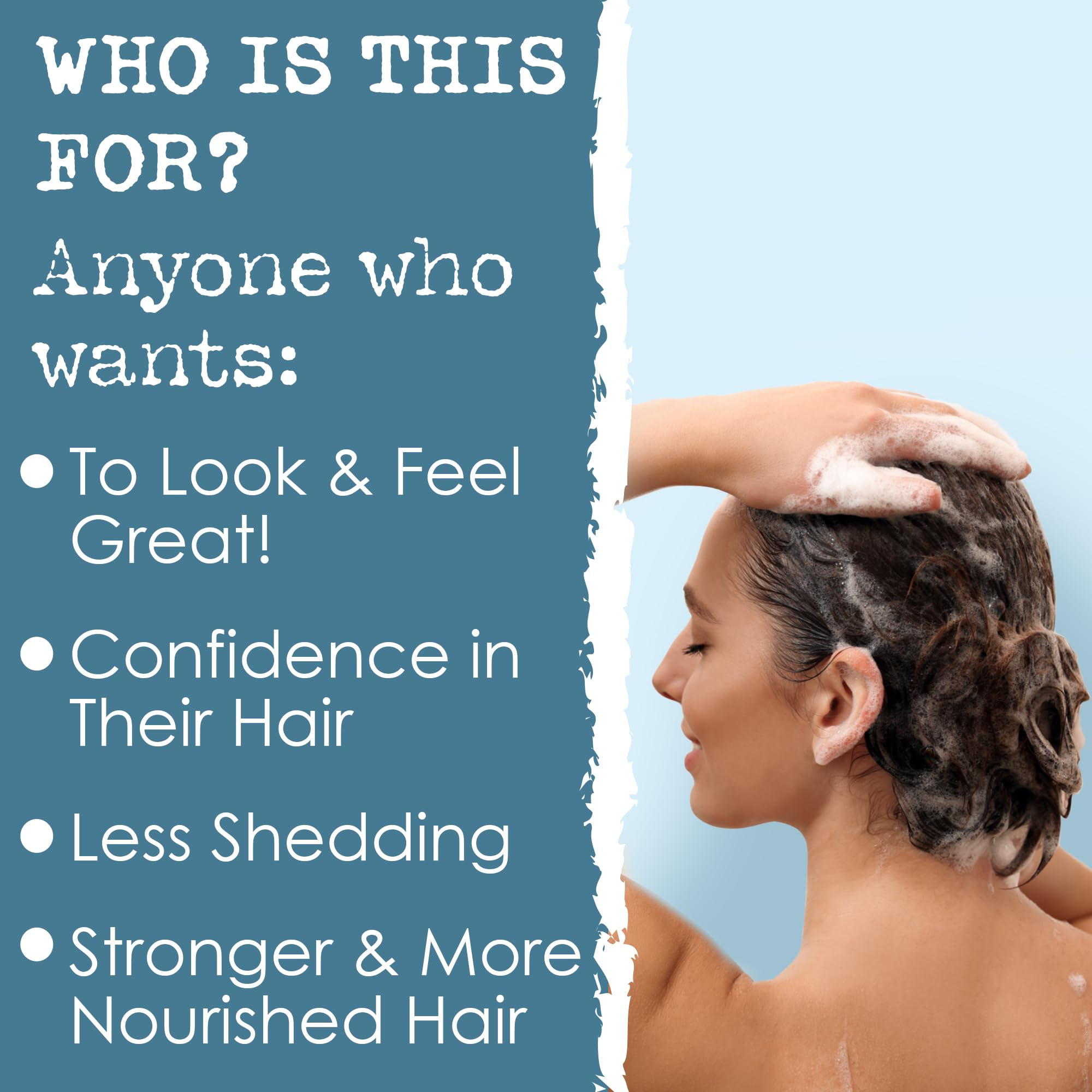 Hair Thickness Maximizer castor shampoo bar ingredients—cocoa and shea butter for nourishing lather.