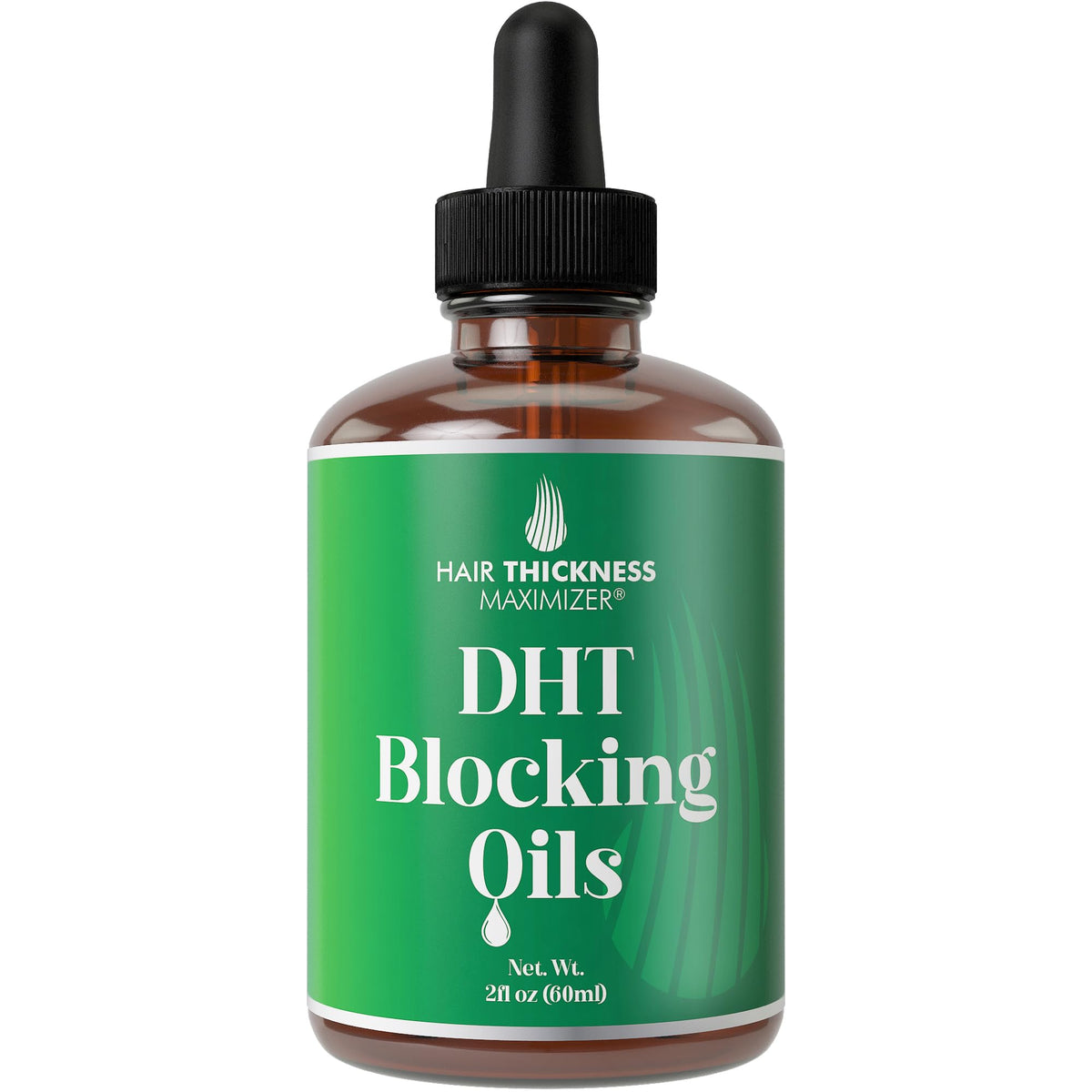 Hair Thickness Maximizer DHT serum bottle for strong, frizz-controlled hair