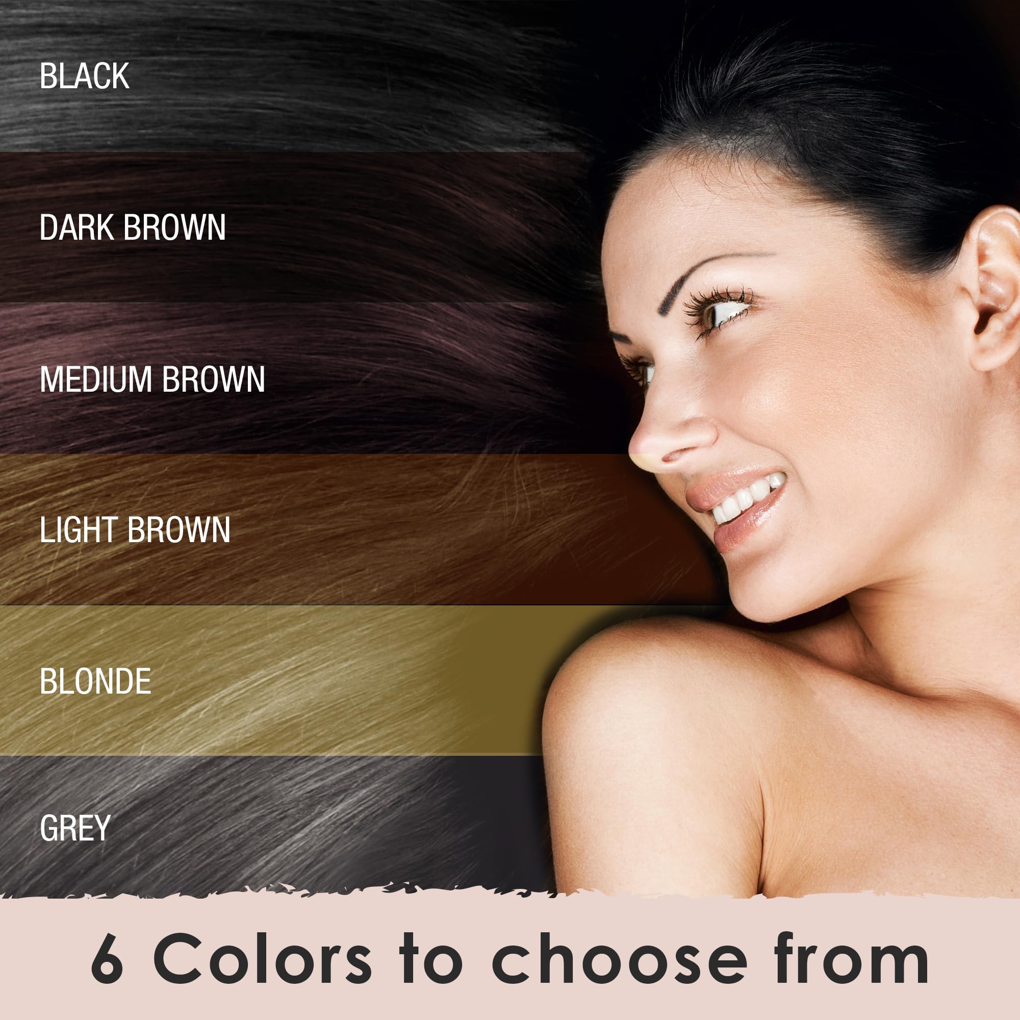 Hair Thickness Maximizer easy-wash removal shown with simple shampoo rinse.