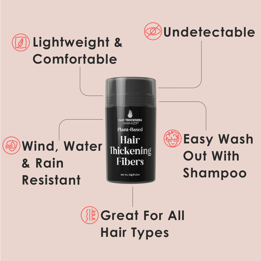 Hair Thickness Maximizer non-itchy formula keeps scalp comfortable.