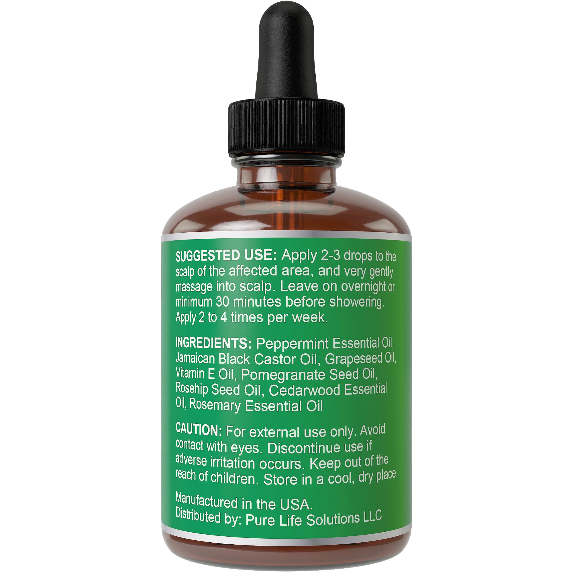 Hair Thickness Maximizer packaging and label on wood signals vegan, clean formulation.
