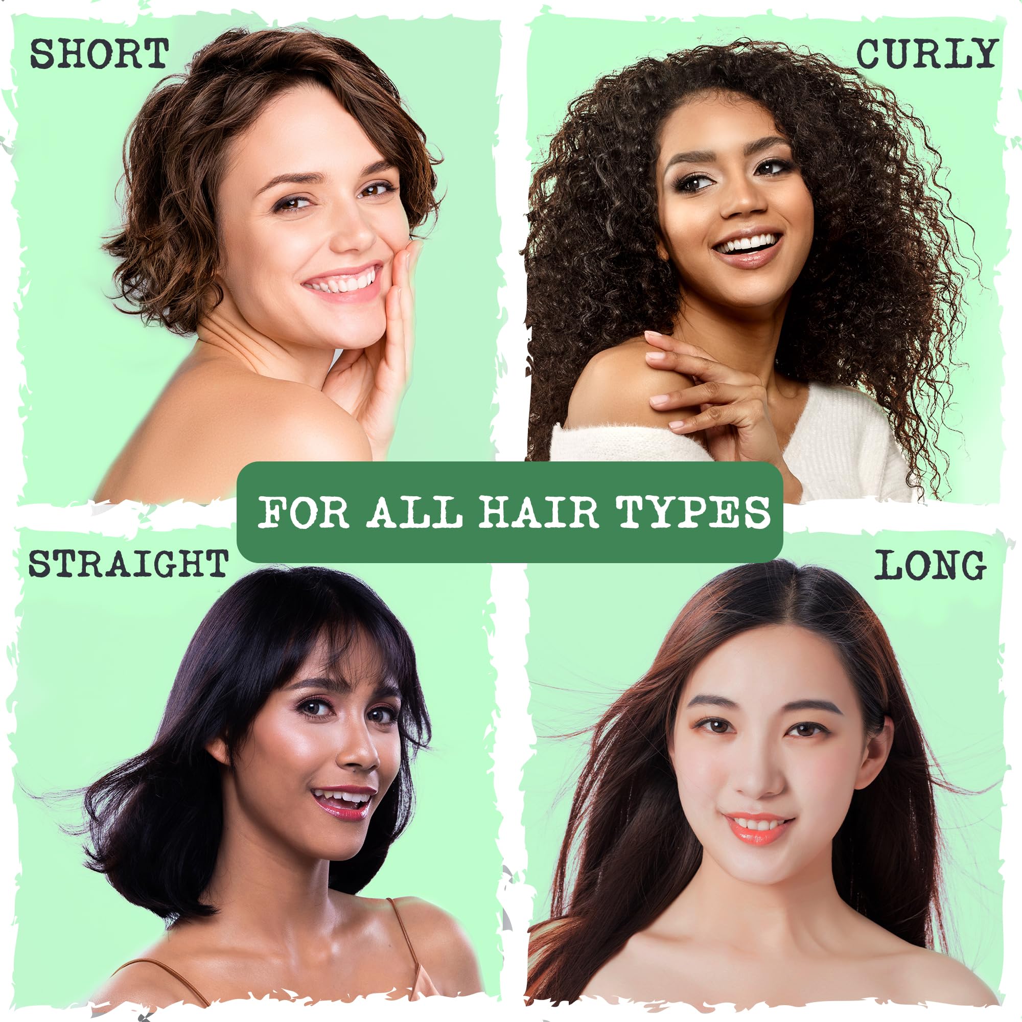 Color-safe formula supports color-treated hair with Hair Thickness Maximizer rosemary bar.