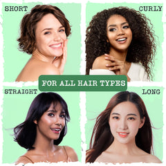 Color-safe formula supports color-treated hair with Hair Thickness Maximizer rosemary bar.