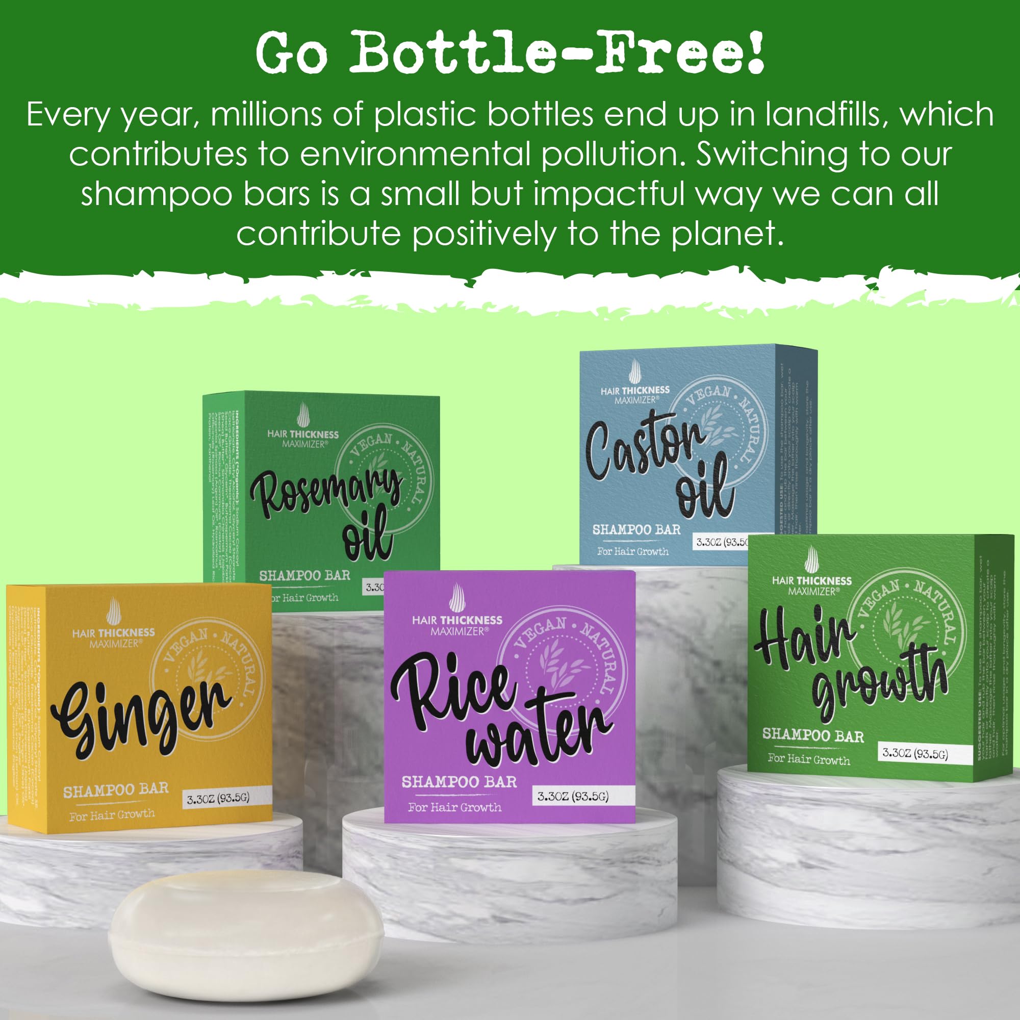 Hair Thickness Maximizer shampoo bar vegan ingredients appeal to clean beauty enthusiasts.