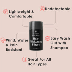 Hair Thickness Maximizer thicker look front view shows instant fuller appearance.