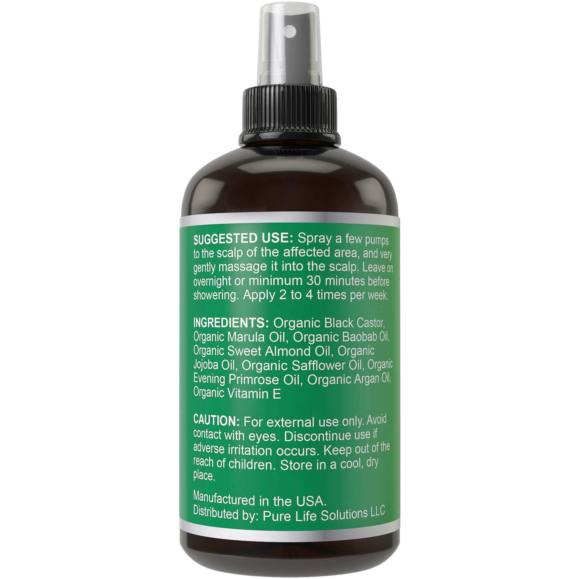 Hair Thickness Maximizer vegan leave-in treatment for dry, weak hair.