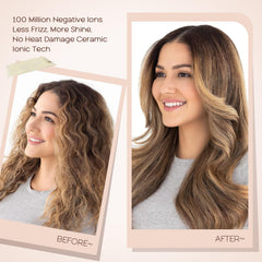 Hair trends 4-in-1 hot air brush attachments display versatile styling options
