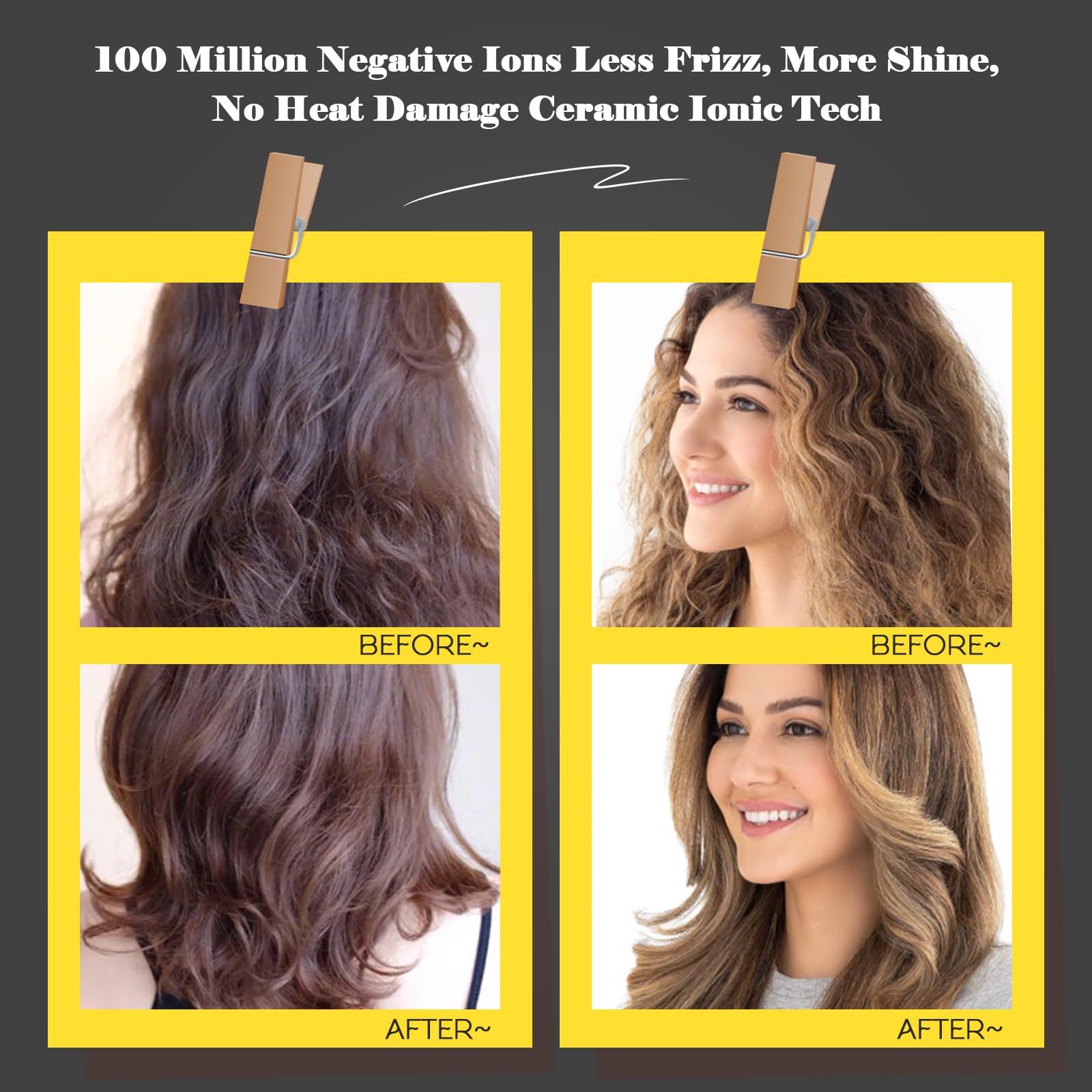 Hair trends 4in1-dryer-styler dries, straightens, curls in one tool