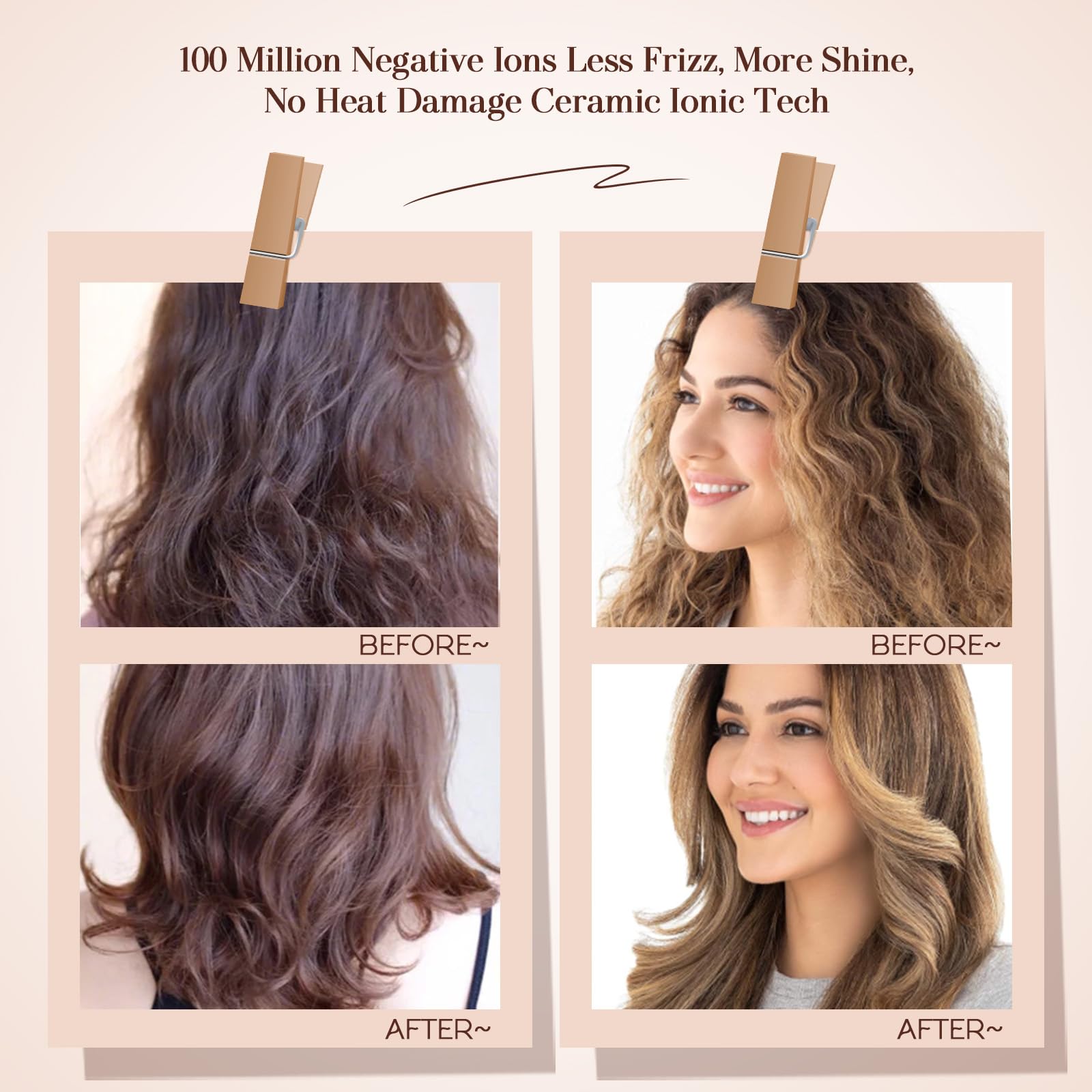 Hair Trends 600W DC motor with swivel cord supports smooth operation