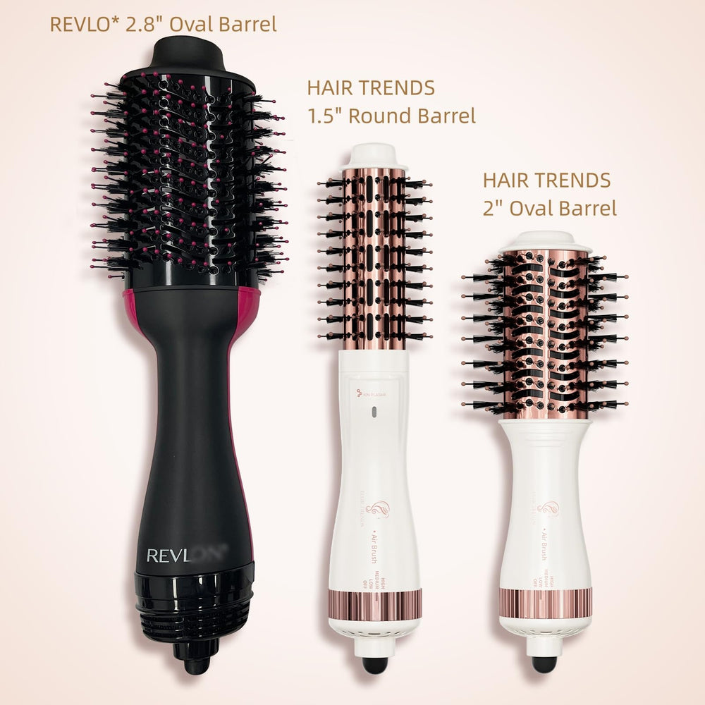 Hair Trends 4 in 1 function demonstrates drying styling curling versatility