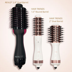 Hair Trends 4 in 1 function demonstrates drying styling curling versatility