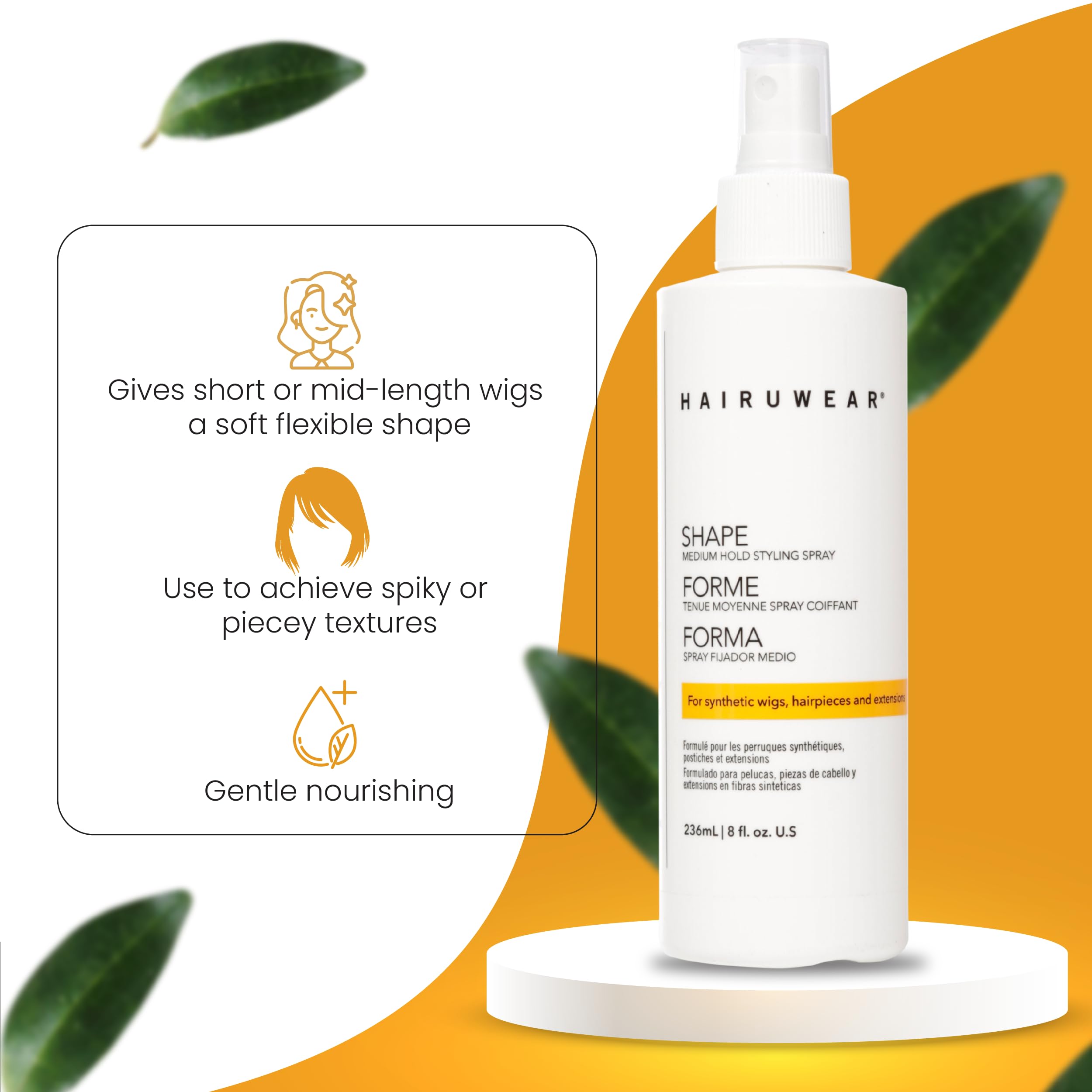 Hair u wear cosplay wig styling spray for textured piecey looks