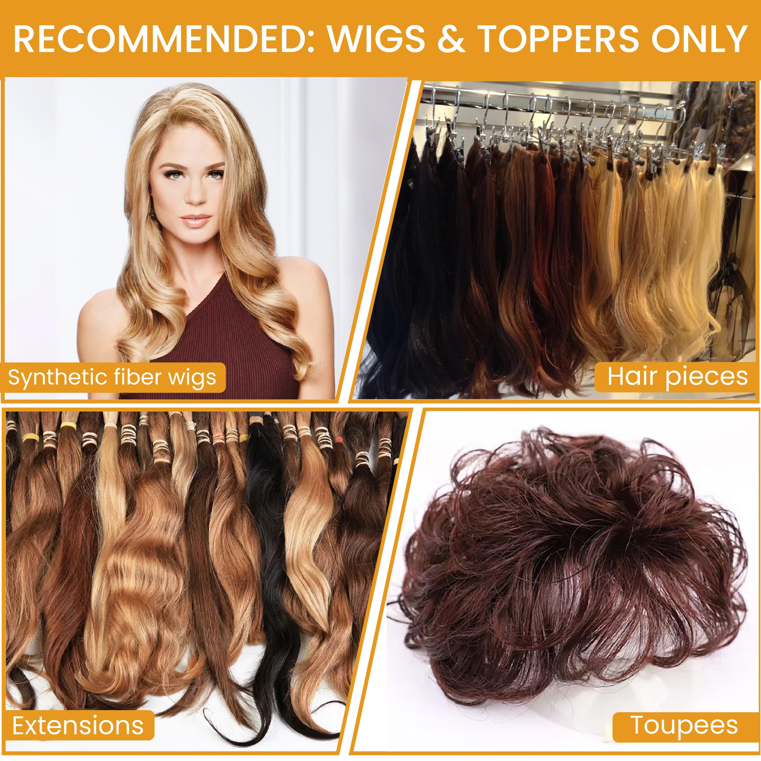 Hair u wear heat-friendly wig spray for safe fiber compatibility