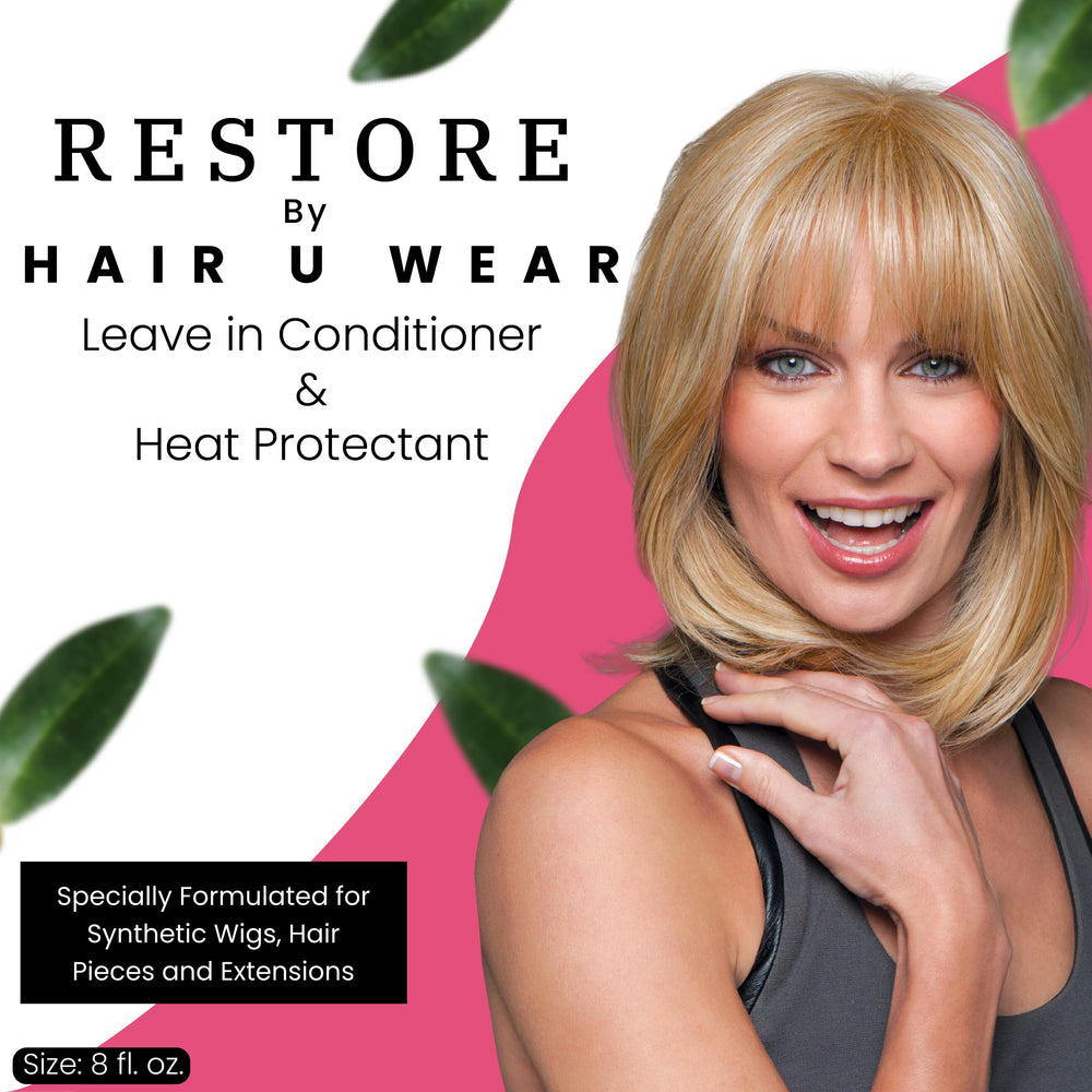 Hair u wear Raquel Welch detangler spray bottle helps untangle knots on wigs and extensions.