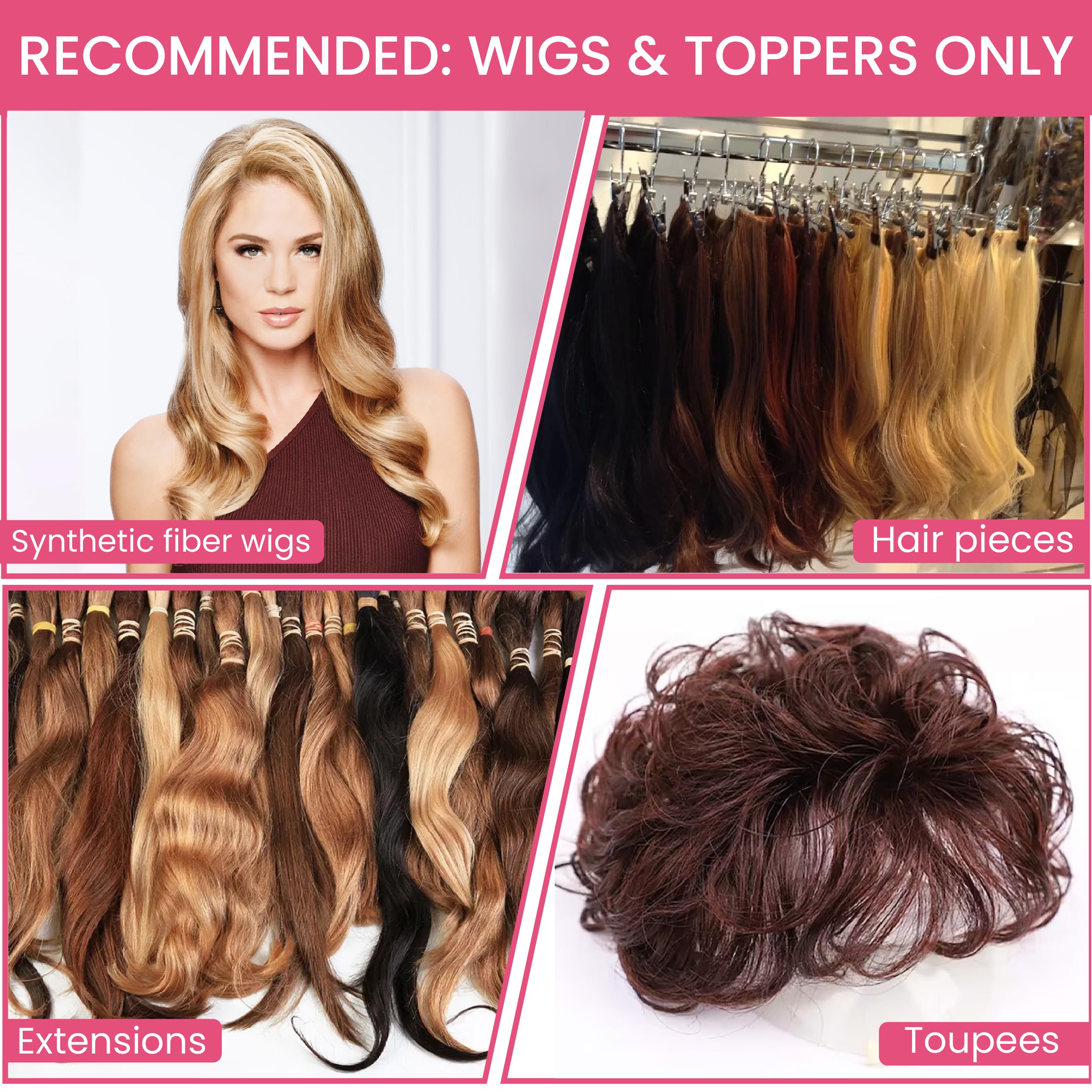 Hair u wear Raquel Welch wig care kit simplifies daily wig upkeep.