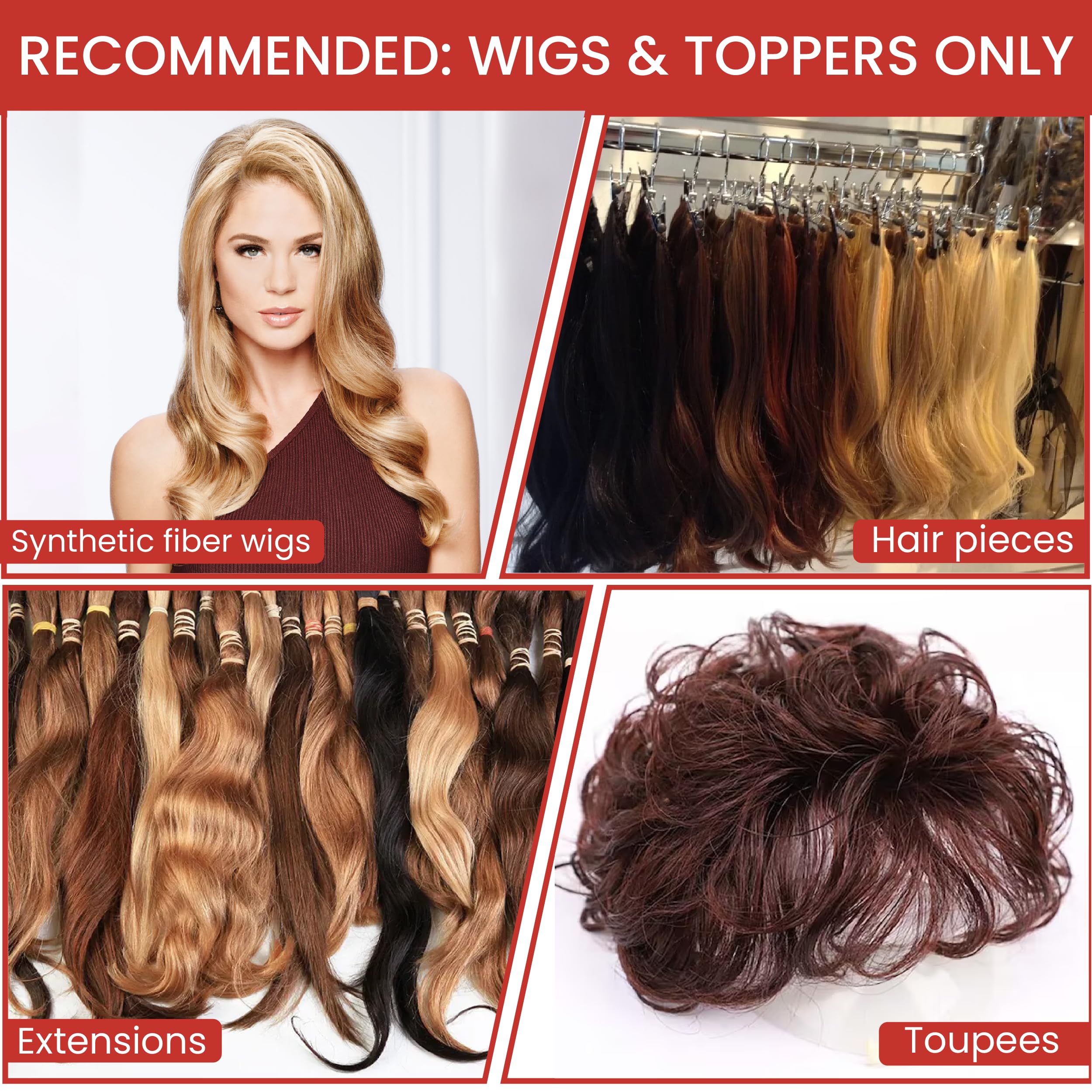 Hair U Wear gentle synthetic-hair aerosol formulation for everyday wear