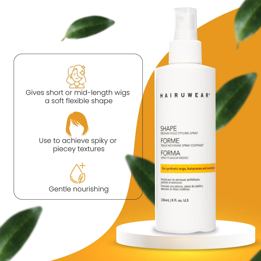 Hair U Wear synthetic wig care action demonstrates detangling and fiber protection