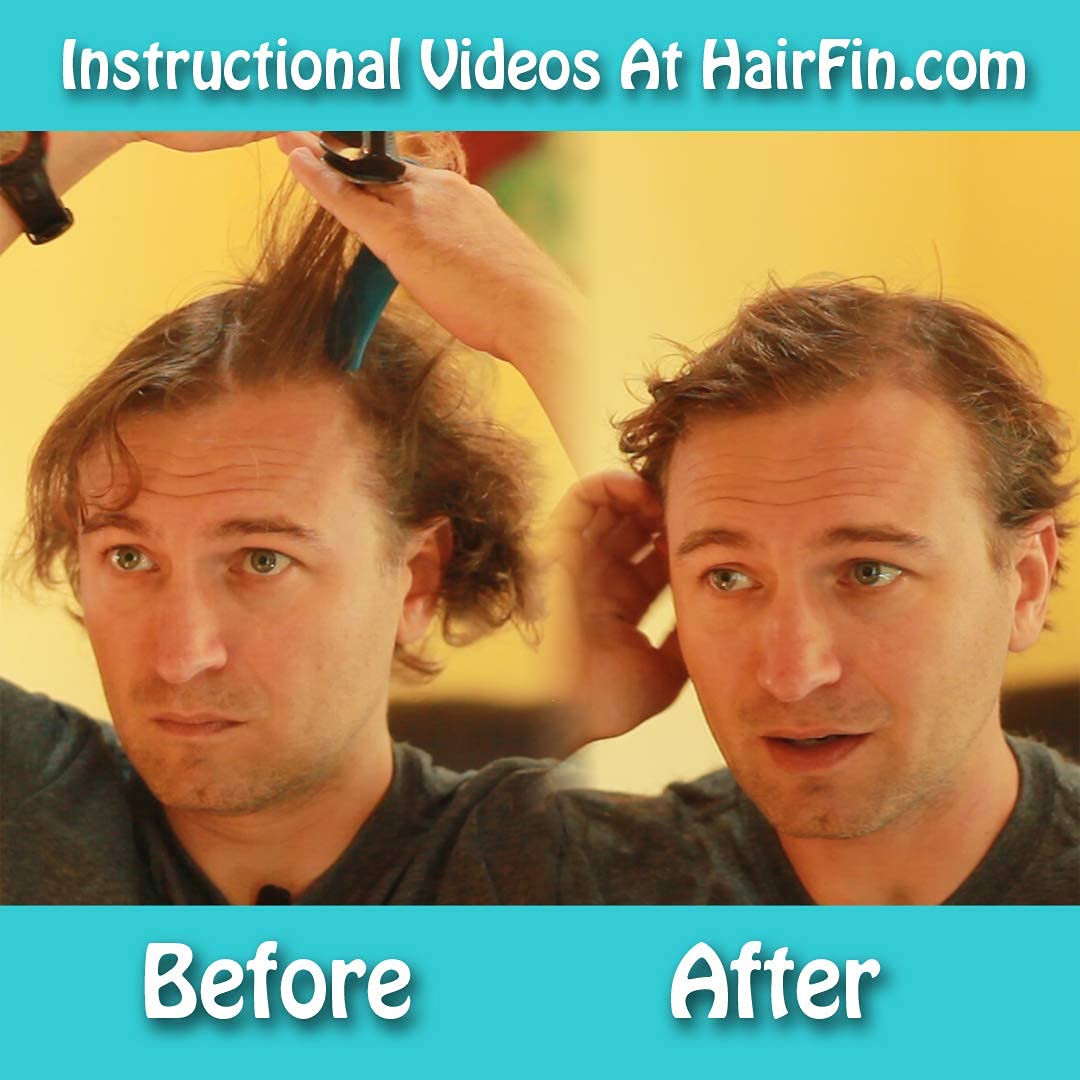 HairFin patented USA-made kit highlights durable, accurate haircut guides.