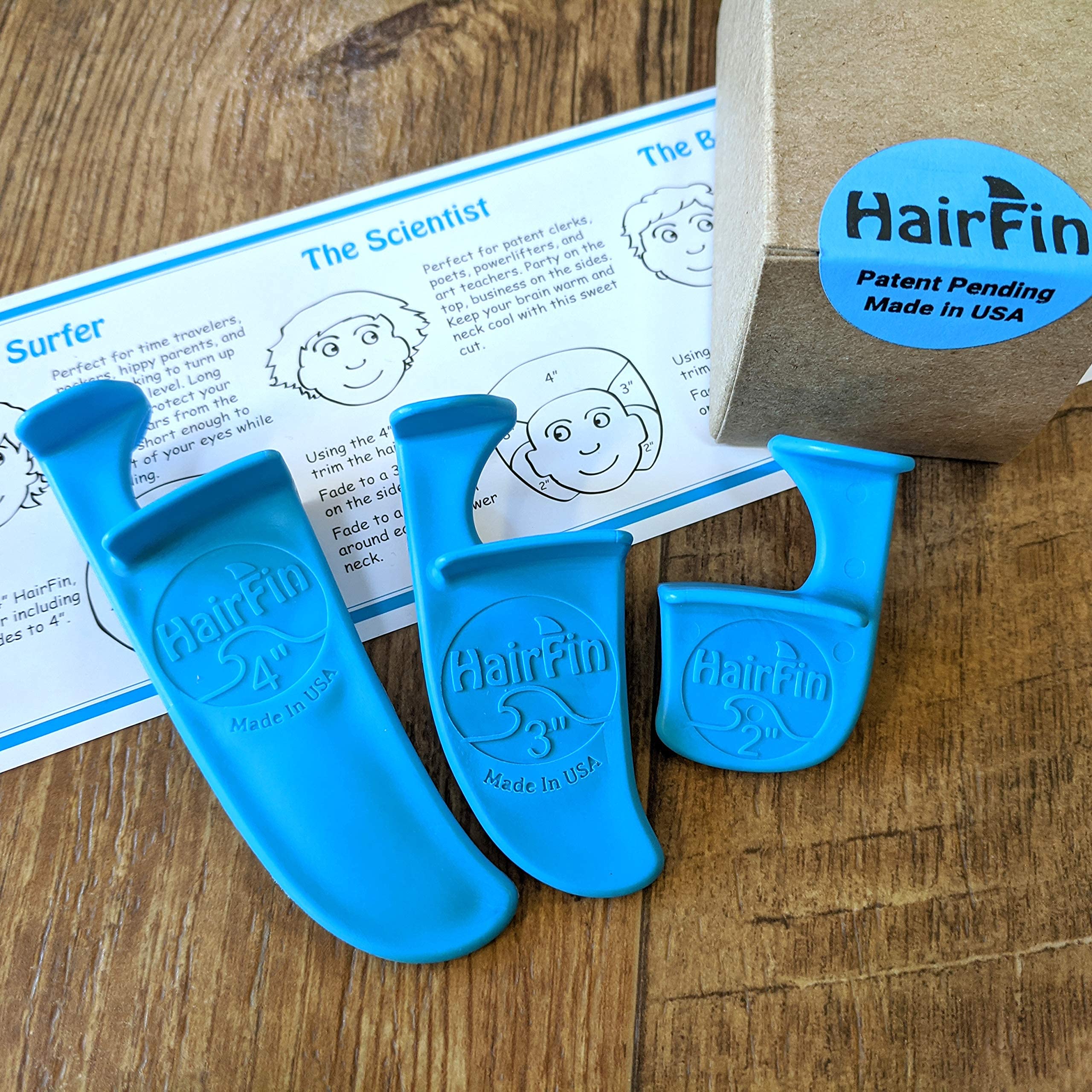 HairFin travel-friendly home haircut setup for on-the-go styling.
