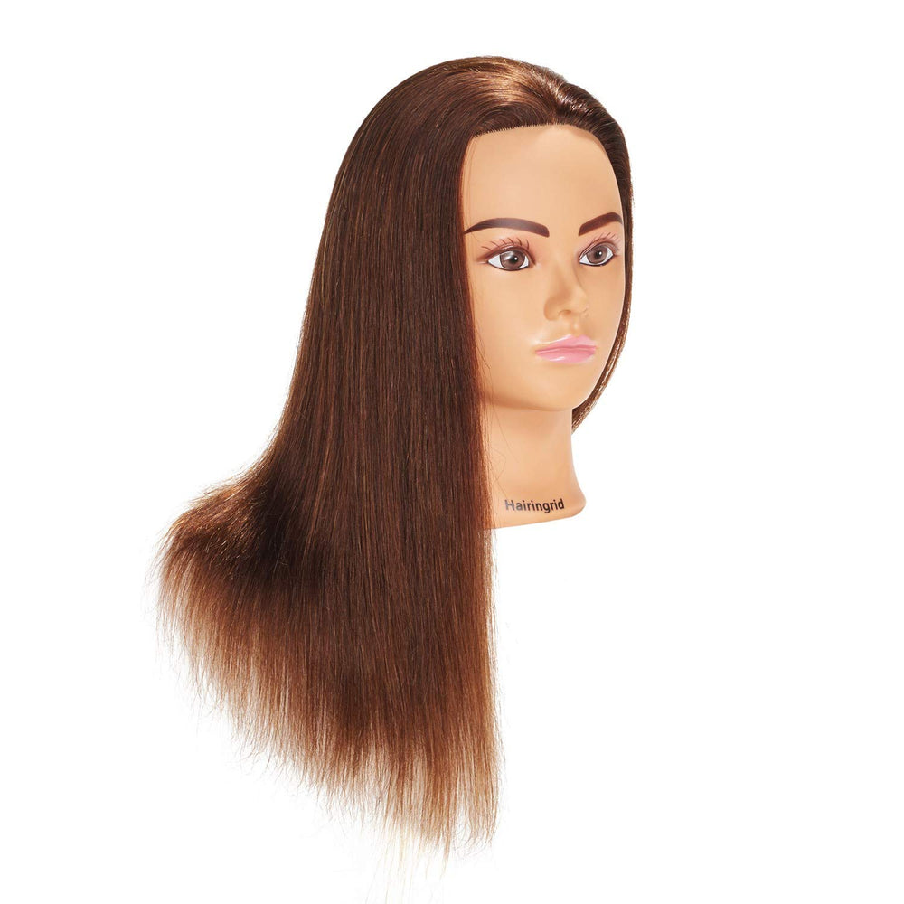 Hairingrid human hair 14 inches feels natural for cutting and styling.
