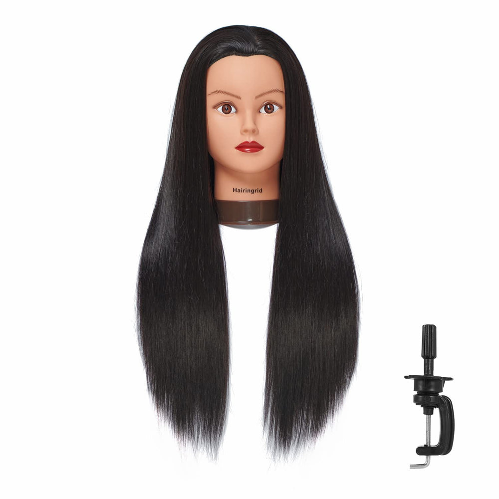 Hairingrid mannequin head 26-28in full for salon training and technique practice