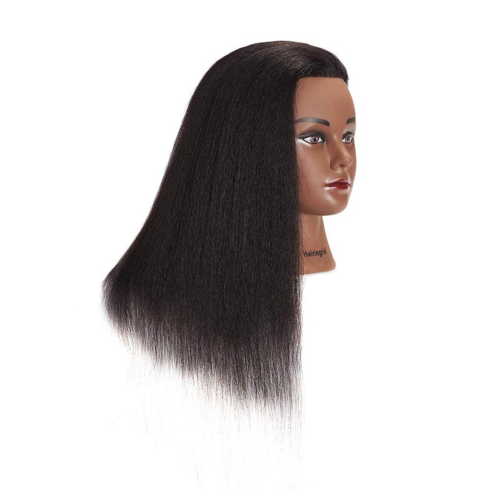 Hairingrid real-hair close-up shows natural texture for precise styling.