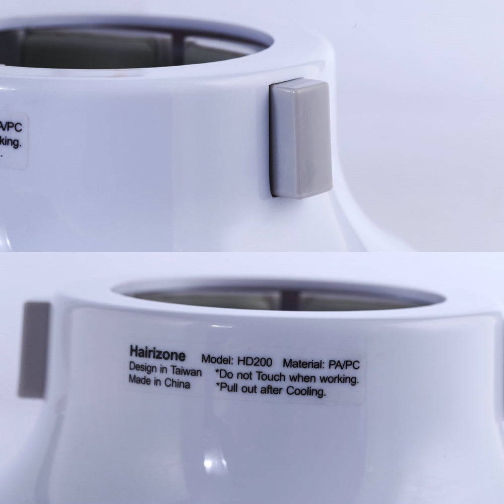 Hairizone diffuser suitable for curly and straight hair textures