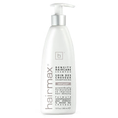 Hairmax Density Shampoo bottle pour for daily cleansing and scalp refreshment