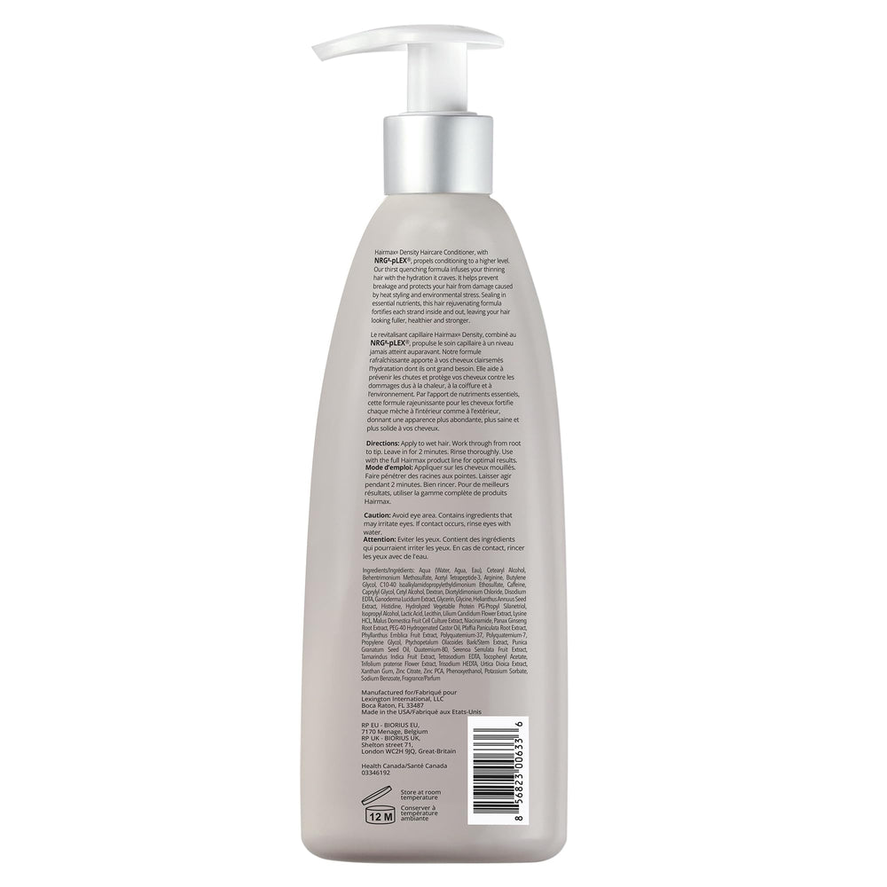 Hairmax Density Shampoo foam close-up illustrates refreshing cleanse for scalp health.