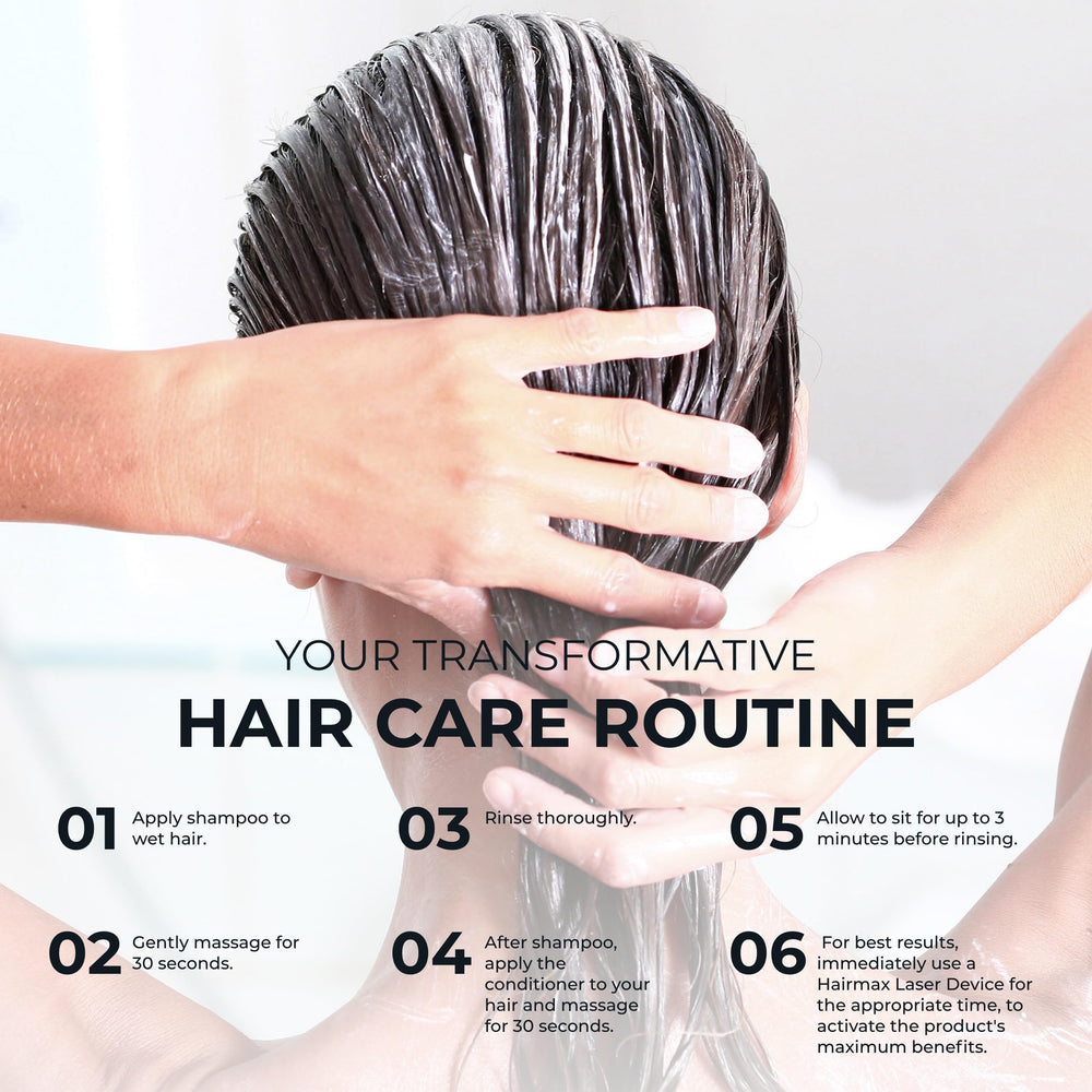 Hairmax sulfate-free label signals gentle care for color-treated hair.