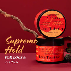 Hairplexx Glow Loc & Twist Gel on loc journey shows manageable separation.