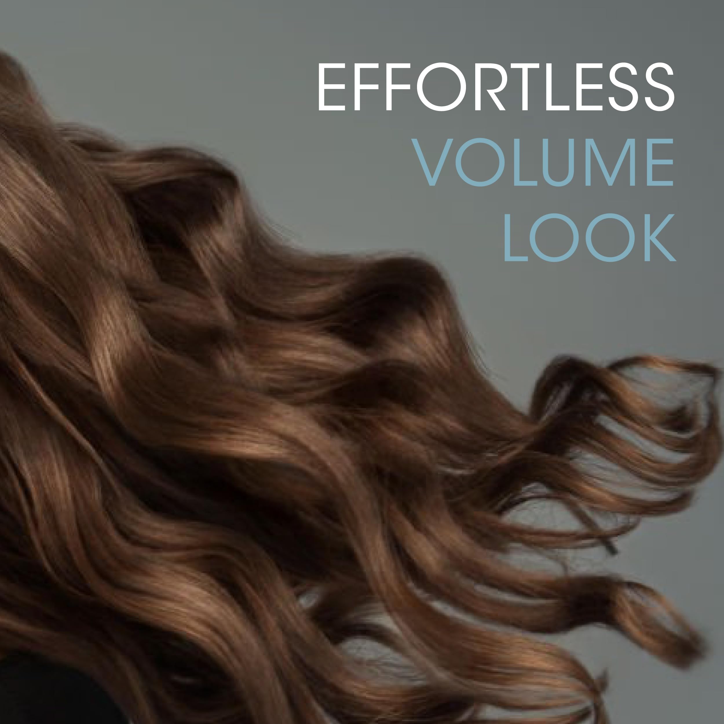 Hairplexx Sea Salt Volume Spray application-hands captures beachy waves with light hold.
