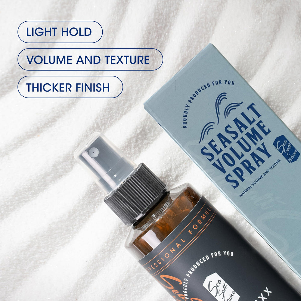Hairplexx Sea Salt Volume Spray textured-hair close-up shows volume without stiffness.