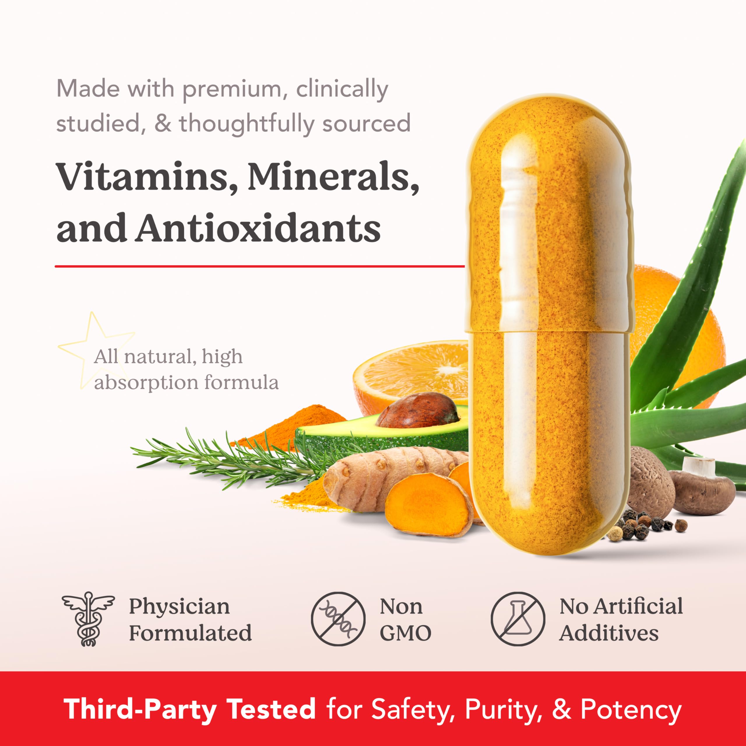 HAIRtamin Advanced Formula gluten-free vegan packaging on display.