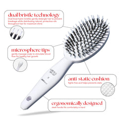 Hairtamin Miracle Brush versatile for all hair types and lengths at home